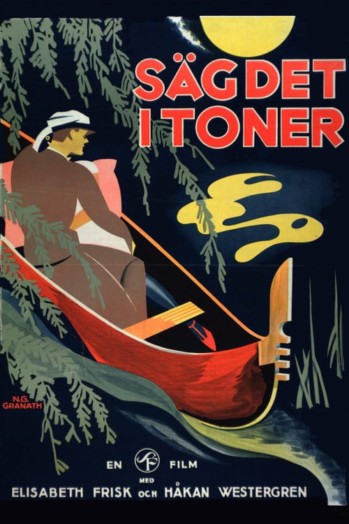 Säg det i toner (1929) poster