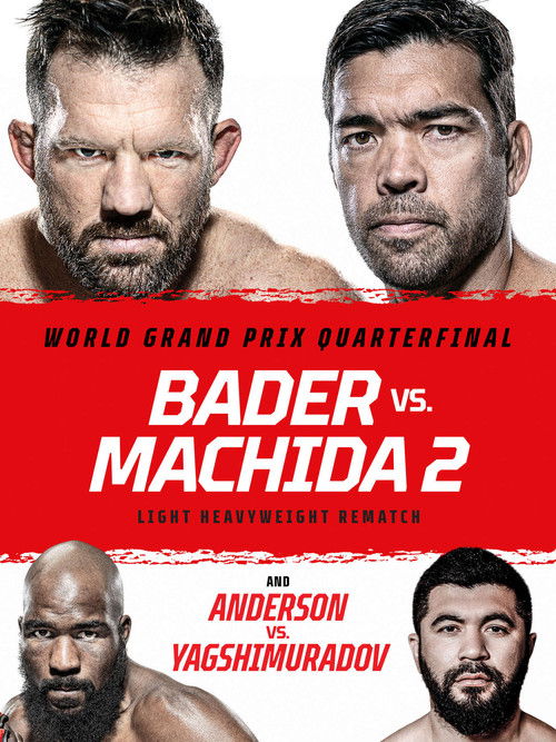 Bellator 256: Bader vs. Machida 2 (2021) poster