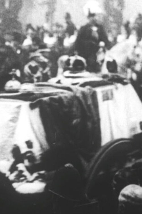 Obseques de la Reine Victoria en 1901. Cortège funèbre de militaires “horse guards”. (1901) poster