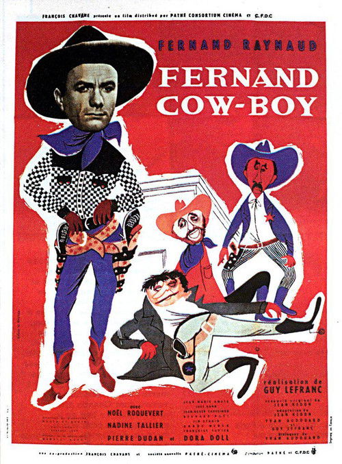 Fernand cow-boy (1956) poster