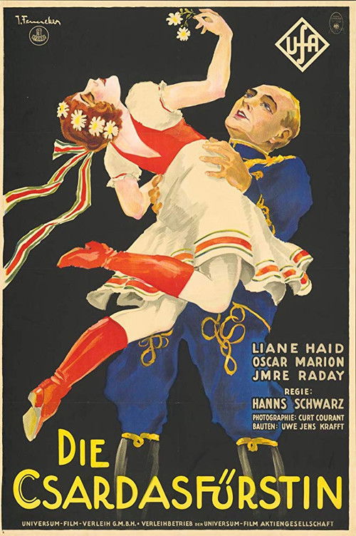 Die Czardasfürstin (1927) poster