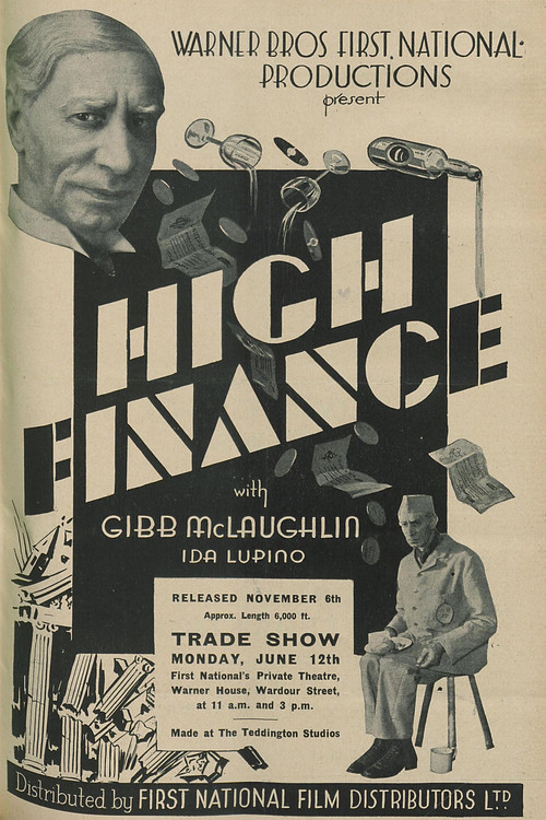High Finance (1933) poster