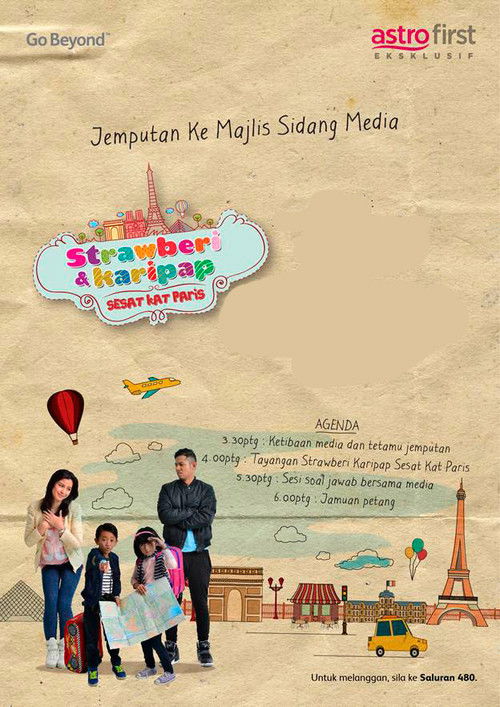 Strawberi Karipap Sesat Kat Paris (2014) poster