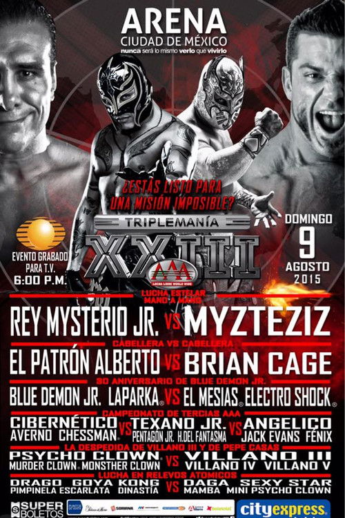 AAA TripleMania XXIII (2015) poster