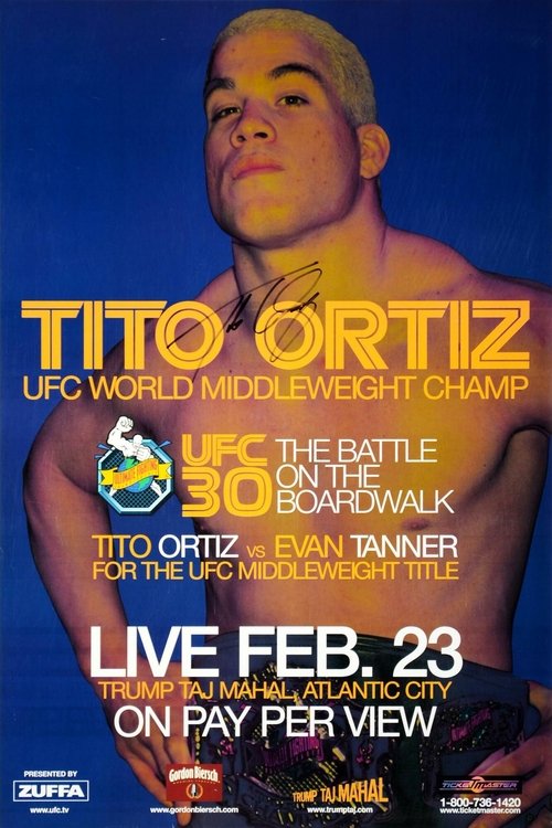 UFC 30: The Battle On The Boardwalk (2001) poster
