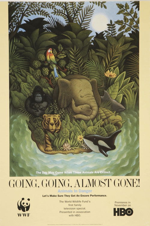 Going, Going, Almost Gone! Animals in Danger (1995) poster