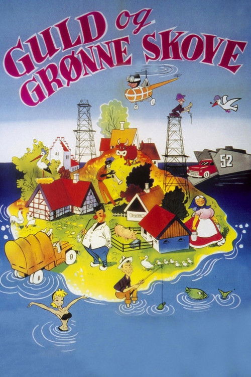 Guld og grønne skove (1958) poster