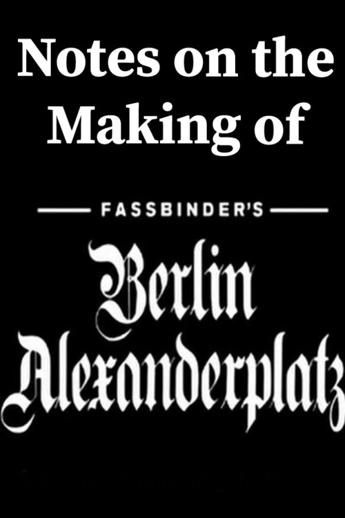 Notes on the Making of 'Berlin Alexanderplatz' (1980) poster
