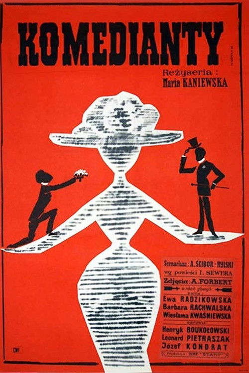 Komedianty (1962) poster