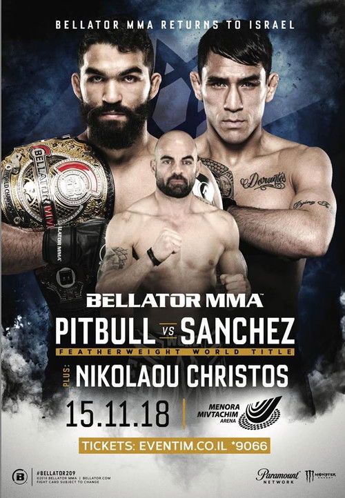 Bellator 209: Pitbull vs. Sanchez (2018) poster