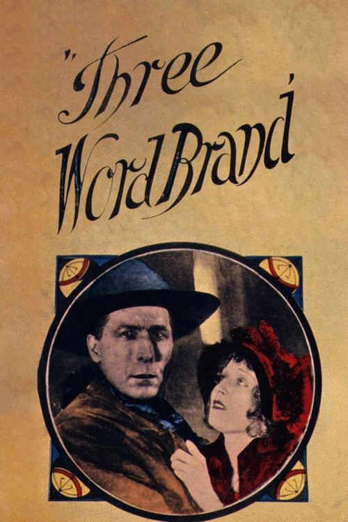 Three Word Brand (1921) poster