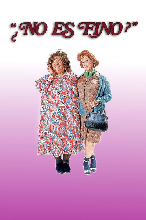 ¿No es fino? (1987) poster