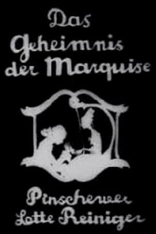 Das Geheimnis der Marquisin (1922) poster