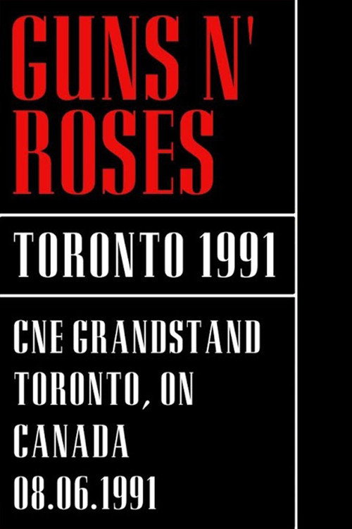 Guns N' Roses - CNE Grandstand Toronto (1991) poster
