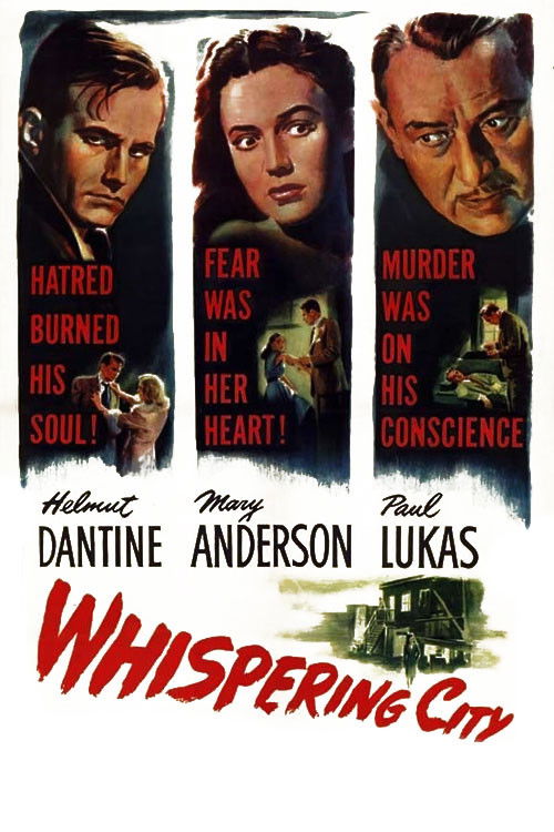 Whispering City (1947) poster
