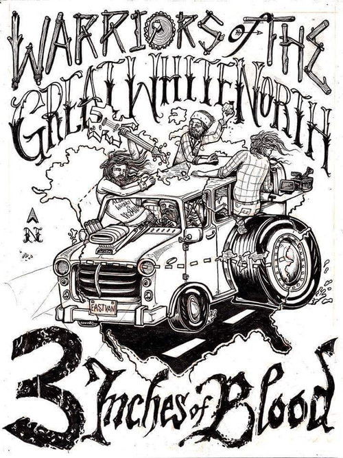 3 Inches Of Blood: Warriors Of The Great White North (2014) poster