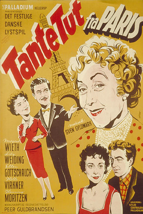 Tante Tut fra Paris (1956) poster