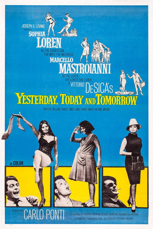 Dün, Bugün, Yarın (1963) poster