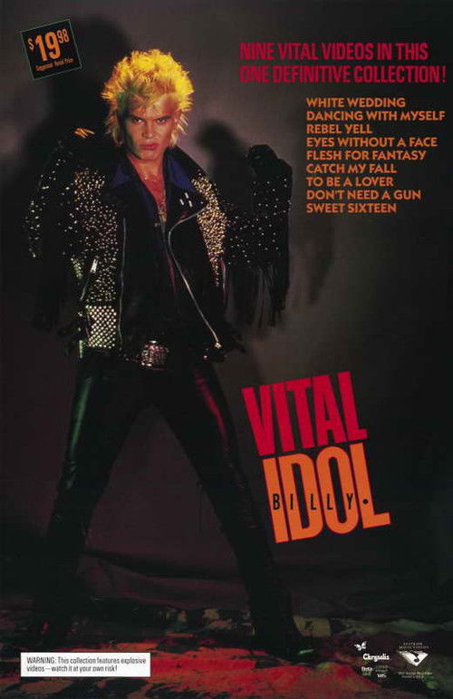Billy Idol - VITAL IDOL (1987) poster