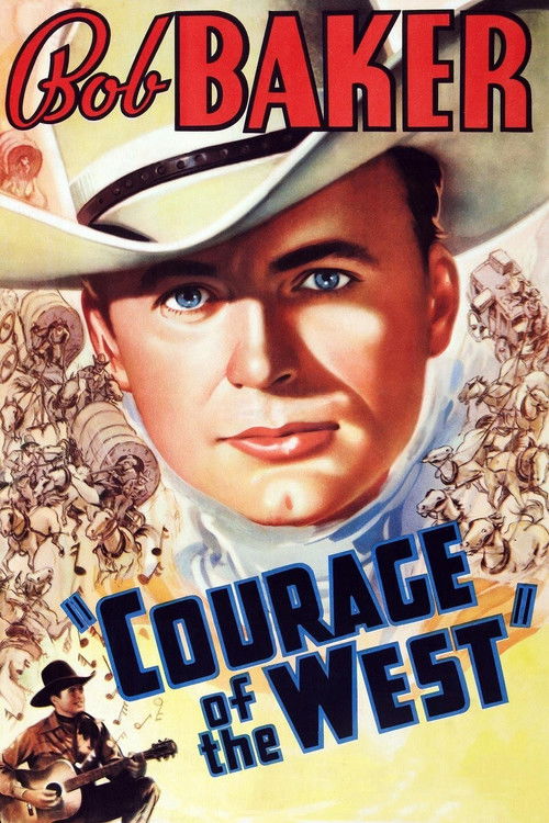 Courage of the West (1937) poster