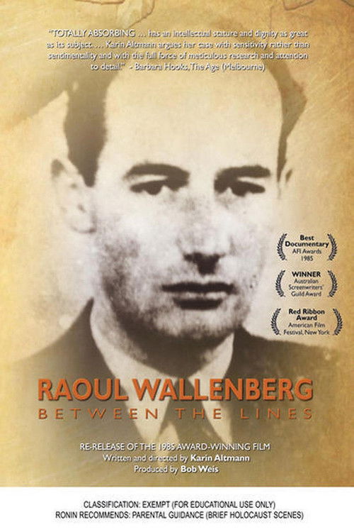 Raoul Wallenberg: Between The Lines (1986) poster