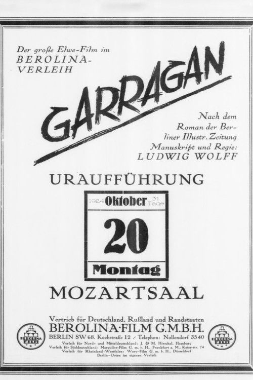 Garragan (1924) poster