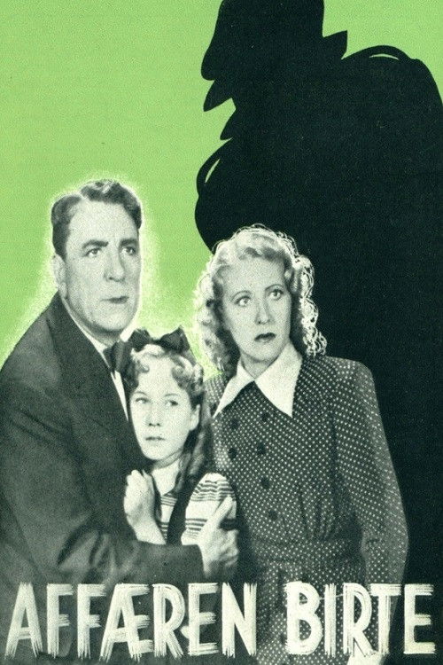 Affæren Birte (1945) poster