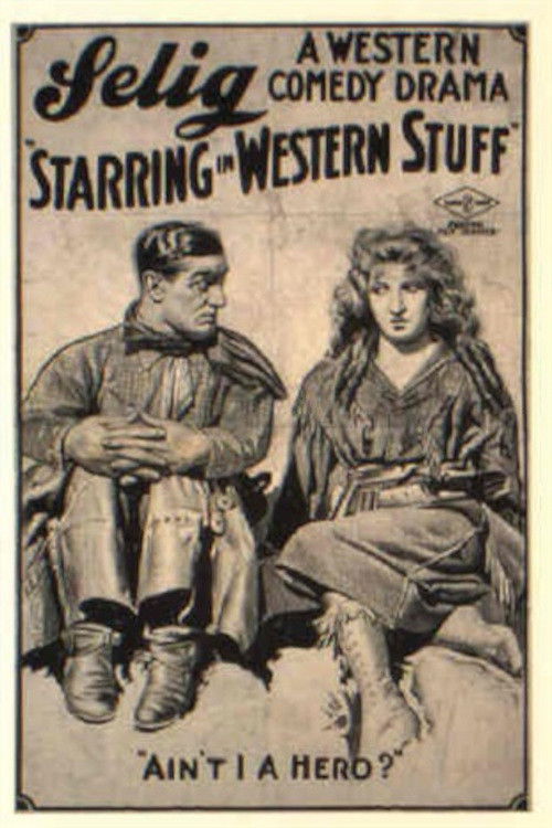 Starring in Western Stuff (1917) poster