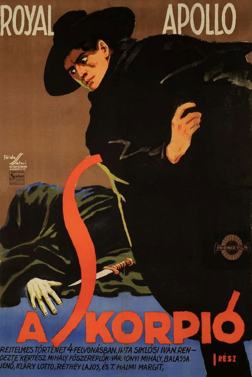 A skorpió (1918) poster