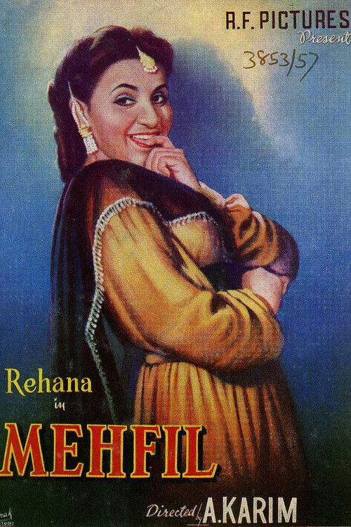 Mehfil (1957) poster