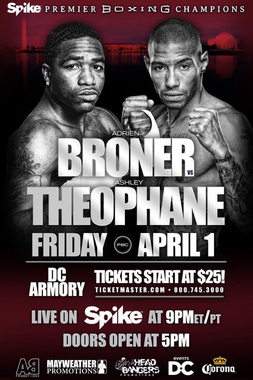 Adrien Broner vs. Ashley Theophane (2016) poster