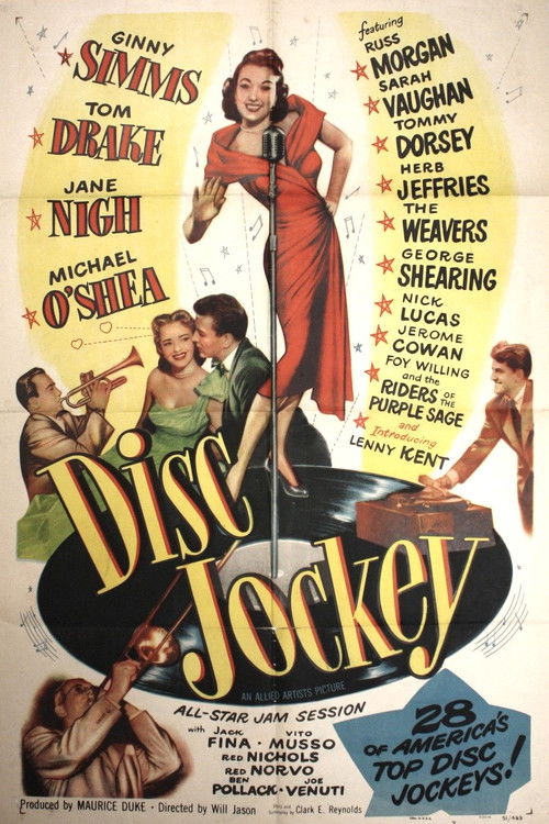 Disc Jockey (1951) poster