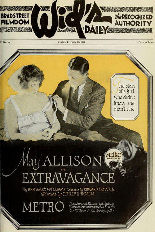 Extravagance (1921) poster