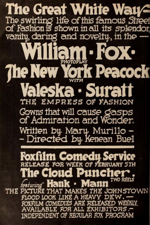The New York Peacock (1917) poster