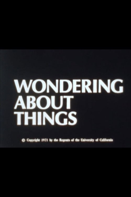 Wondering About Things (1971) poster