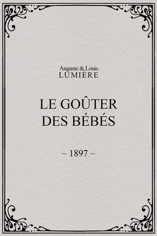 Le goûter des bébés (1897) poster