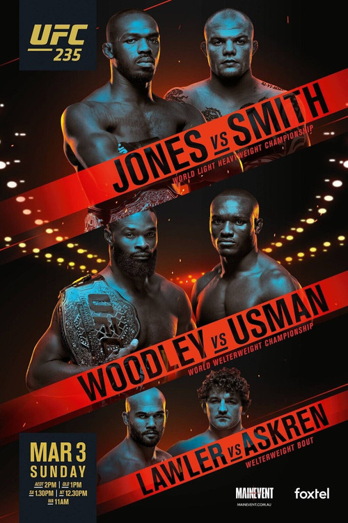 UFC 235: Jones vs. Smith (2019) poster