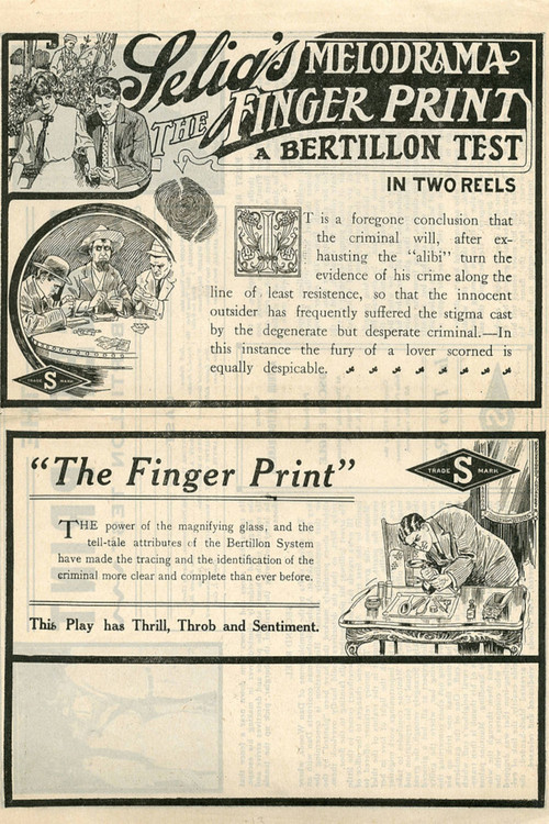 The Finger Print (1913) poster