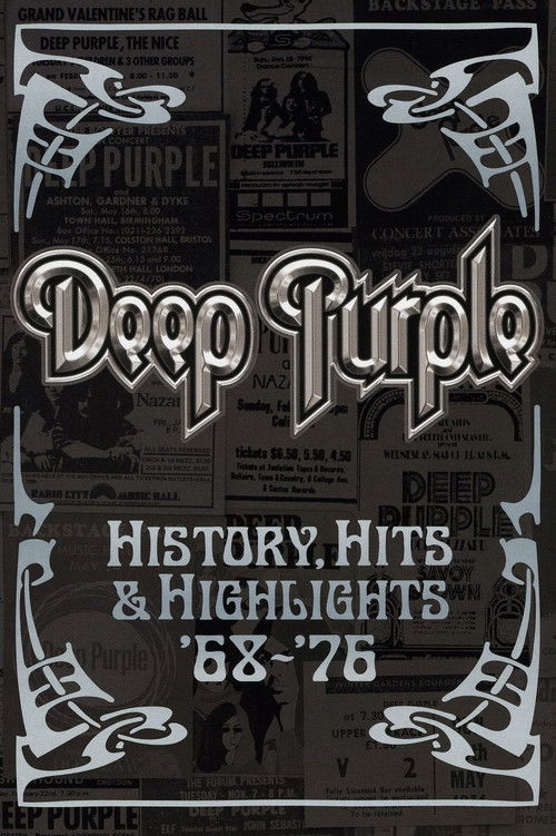 Deep Purple - History, Hits & Highlights '68-'76 (2009) poster