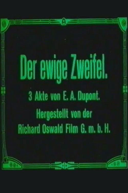 Der ewige Zweifel (1918) poster