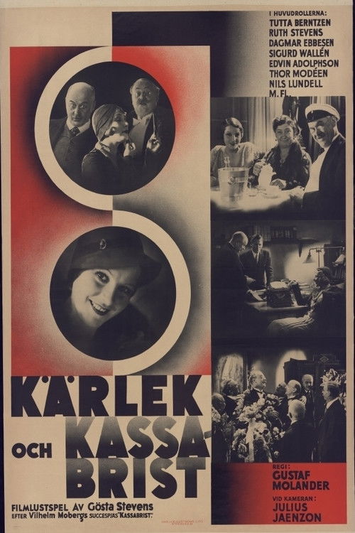 Kärlek och kassabrist (1932) poster
