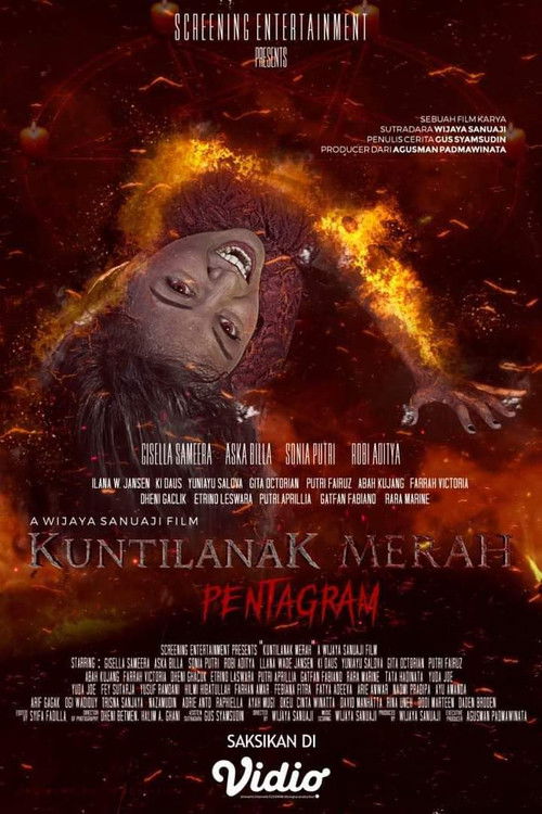 Kuntilanak Merah Pentagram (2022) poster