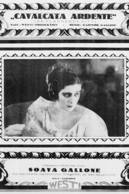 La cavalcata ardente (1925) poster