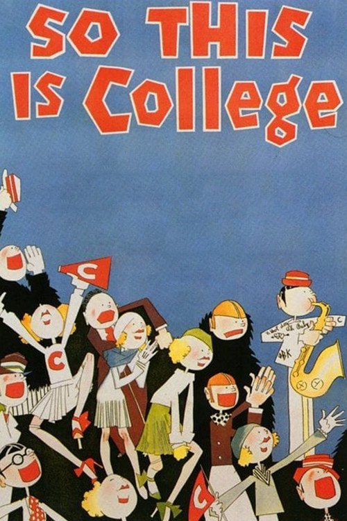 So This Is College (1929) poster