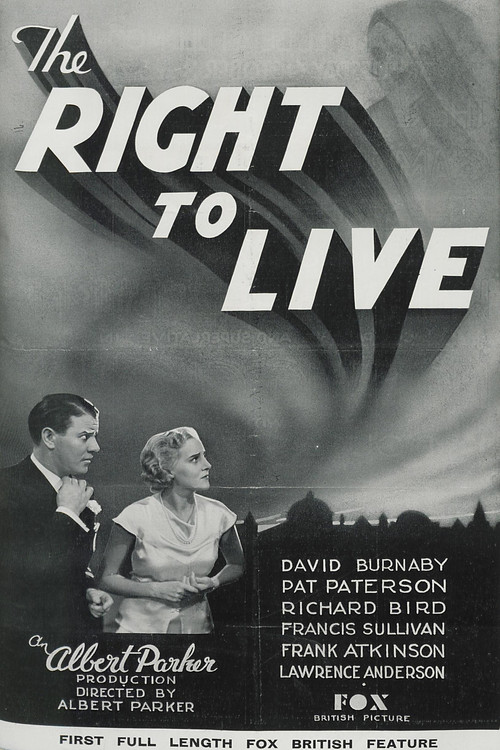 The Right to Live (1933) poster