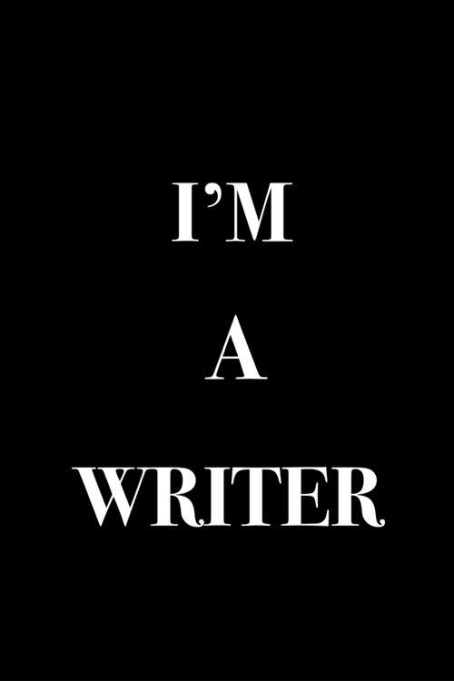 I'm a Writer (2021) poster