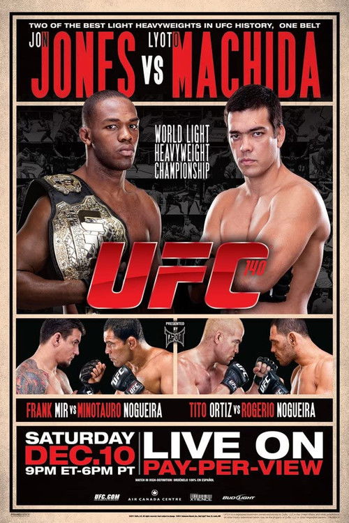 UFC 140: Jones vs. Machida (2011) poster