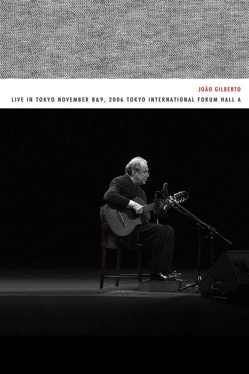 João Gilberto – Live in Tokyo november 8 & 9, 2006 Tokyo International Forum Hall A (2019) poster
