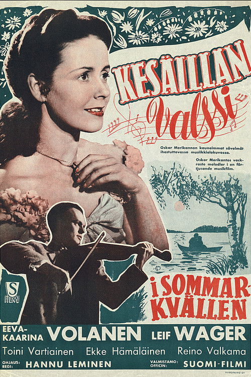 Kesäillan valssi (1951) poster