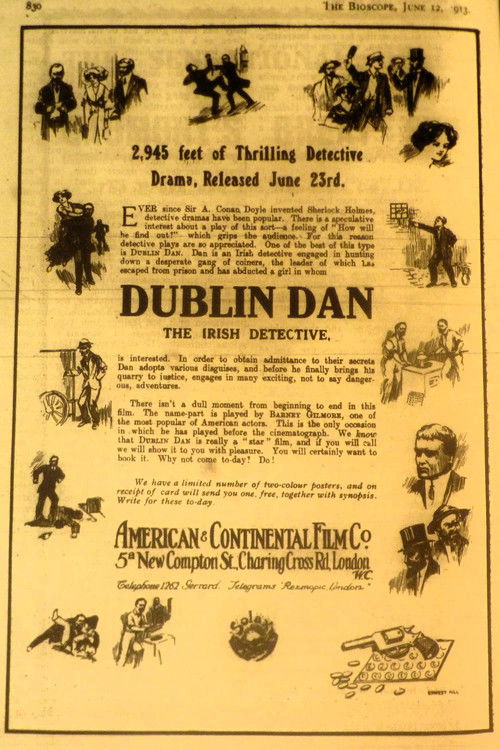 Dublin Dan (1912) poster